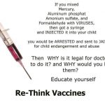 Rethink Poison Vaccines