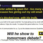 Victor Blocked For Email Spams