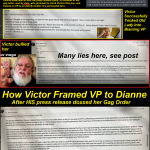 Victor Framed VP, Bullied Dianne
