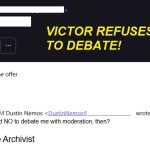 Victor Refuses to Debate with Moderator Brandon Kroll