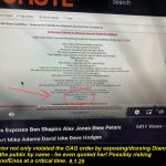 Victor Violated Gag Order and QUOTED DIANNE with Dox
