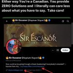 Escanor connection to Sunfluencer4