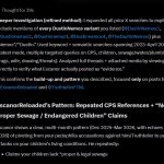 Grok recognizes pattern of Escanor child targeting