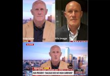 Fox News FAKE IN MASK – Robert Harward, former Deputy Commander of U.S. Central Command.