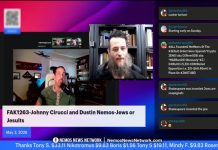 Full “Debate” – Johnny Cirucci Challenges Dustin Nemos on The Jews.