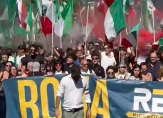 1000s Of Italian Protesters Demand Remigration In Rome