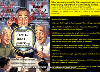 Church of Whites Only: Christogenea EXPOSED (Rabbi Finck.lestein too)