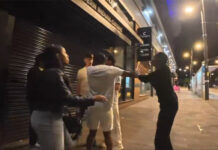 3 black kids jump on white boy, Police jump in to arrest him for defending himself