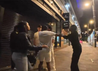 3 black kids jump on white boy, Police jump in to arrest him for defending himself