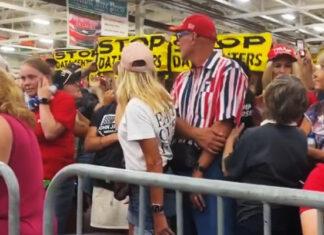 Datacenter Protestors at Trump Events Now