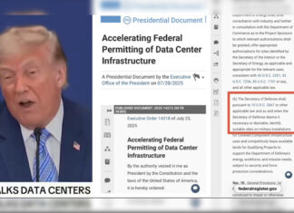 Trump’s Executive Order 14318, made Data Centers military installations, and they can’t be stopped