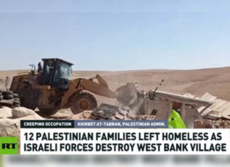 Israeli forces ‘erase’ Palestinian village in West Bank (VIDEO)