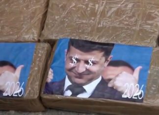Zelensky appears on cocaine seized in Russia (VIDEO)